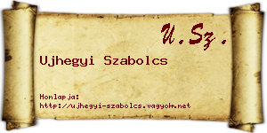 Ujhegyi Szabolcs névjegykártya