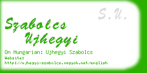 szabolcs ujhegyi business card